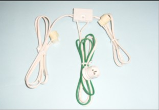 ショーケース用棚段照明用コードセット